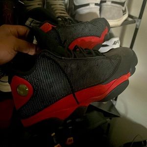 Retro Jordan 13s red n black